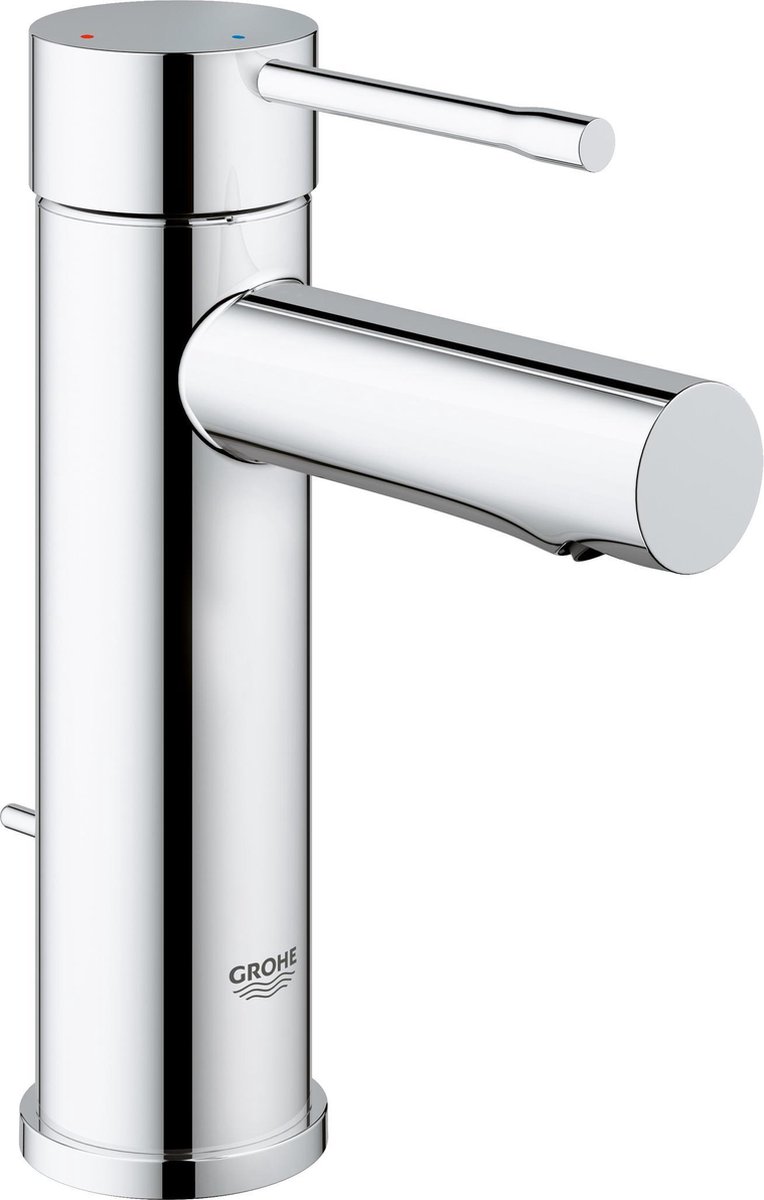 Essence New Grifo de lavabo (Plata, Brillante, Función de ahorro de energía, Caño en L)