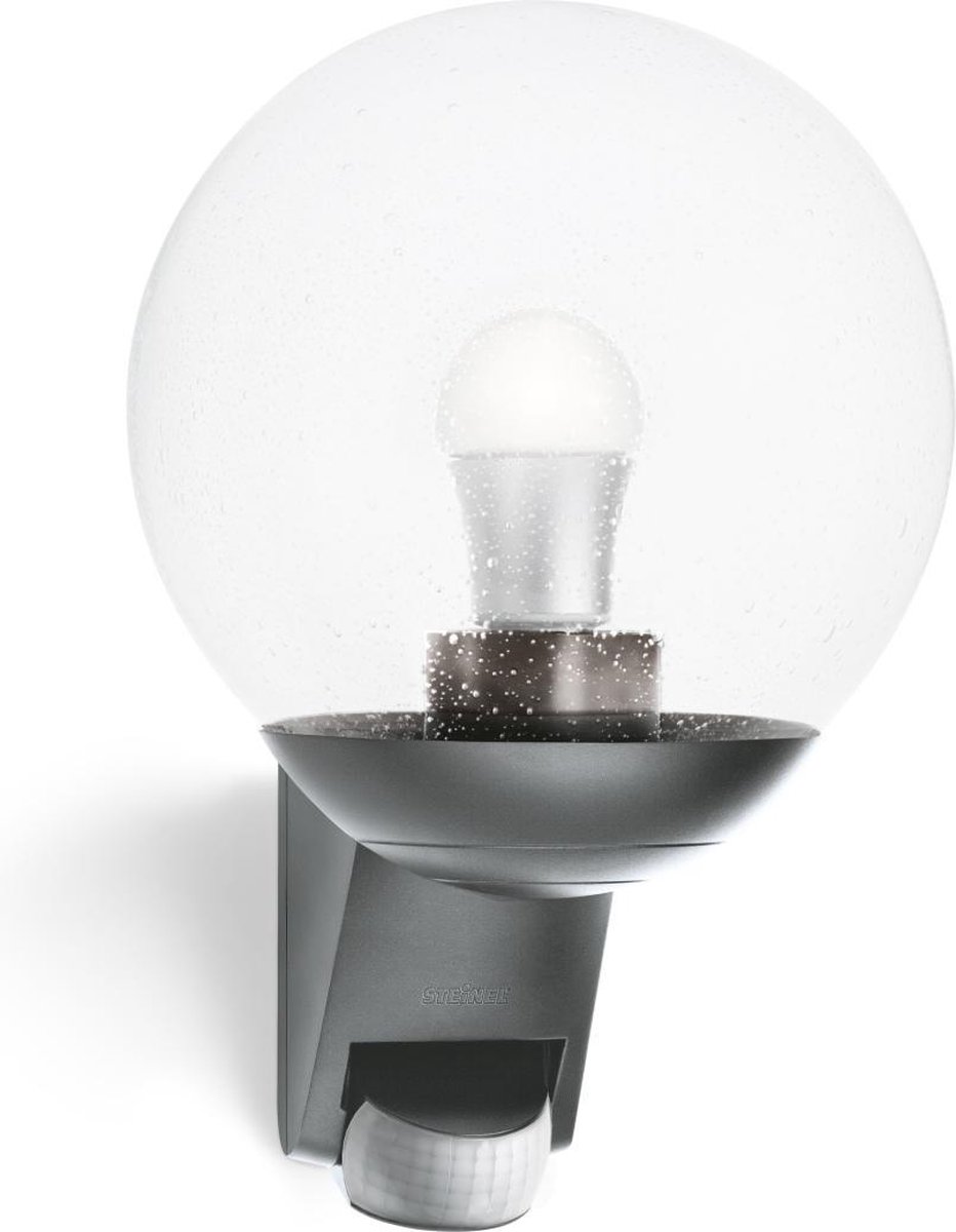 Aplique exterior con sensor L 585 S (60 W, 22,8 x 21,5 x 30,7 cm, Antracita, IP44)