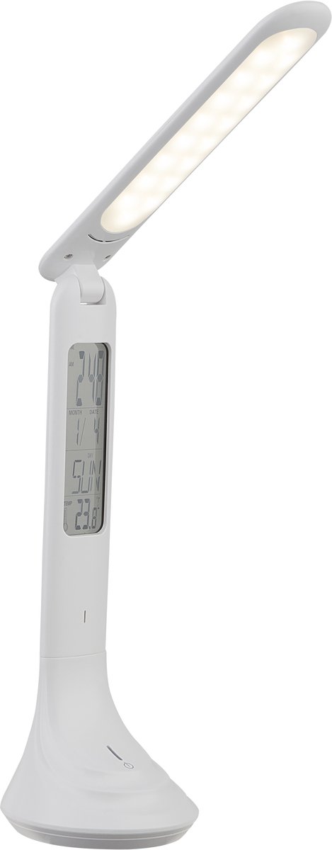 Lámpara de sobremesa LED Tyrell (4 W, L x An x Al: 20 x 9 x 42,5 cm, Blanco, Blanco neutro)