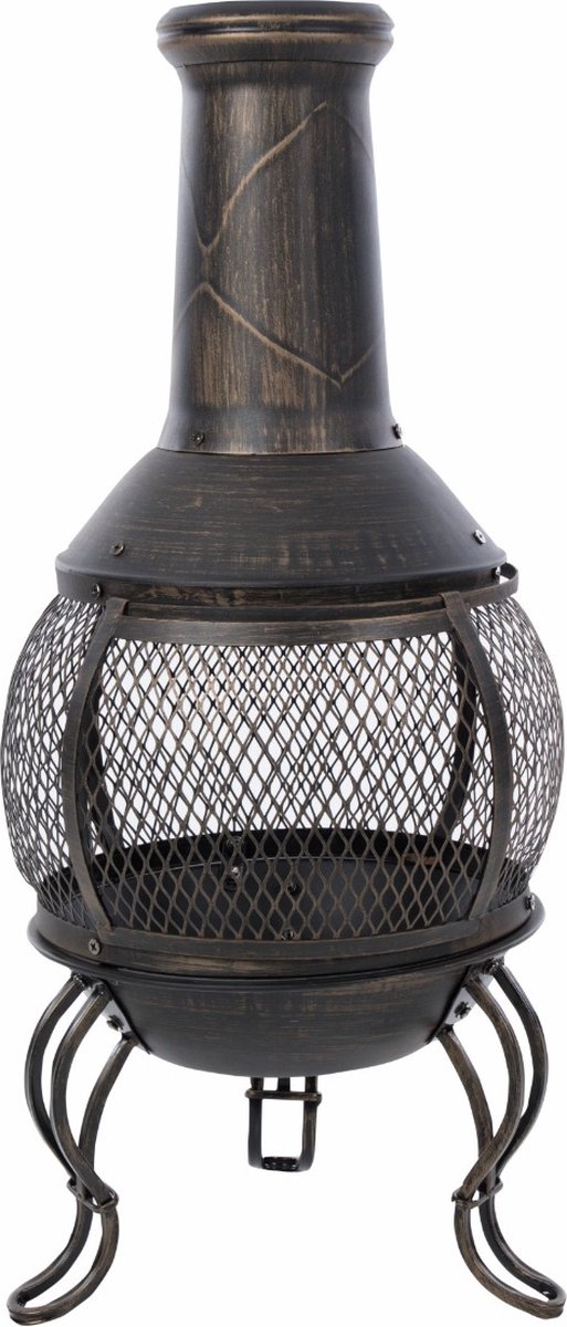 Chimenea para jardín Sauda (Ø x Al: 38 x 90,5 cm, Acero)