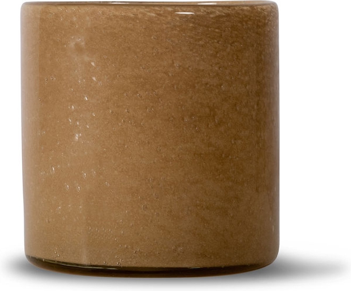 Byon Portavelas-Jarrón Calore M Ø15 cm Beige