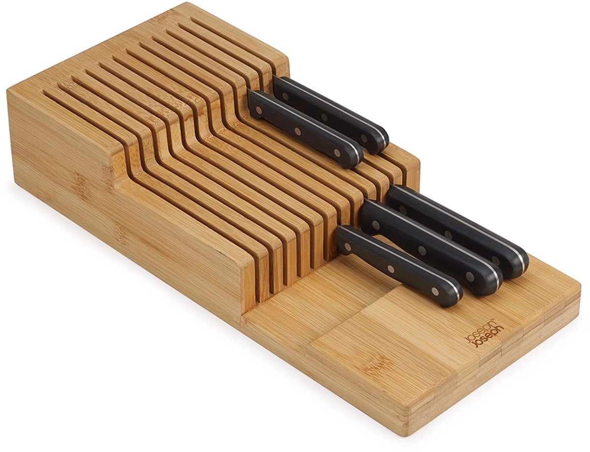 Joseph Joseph Insert pour couteaux Drawerstore Bambou