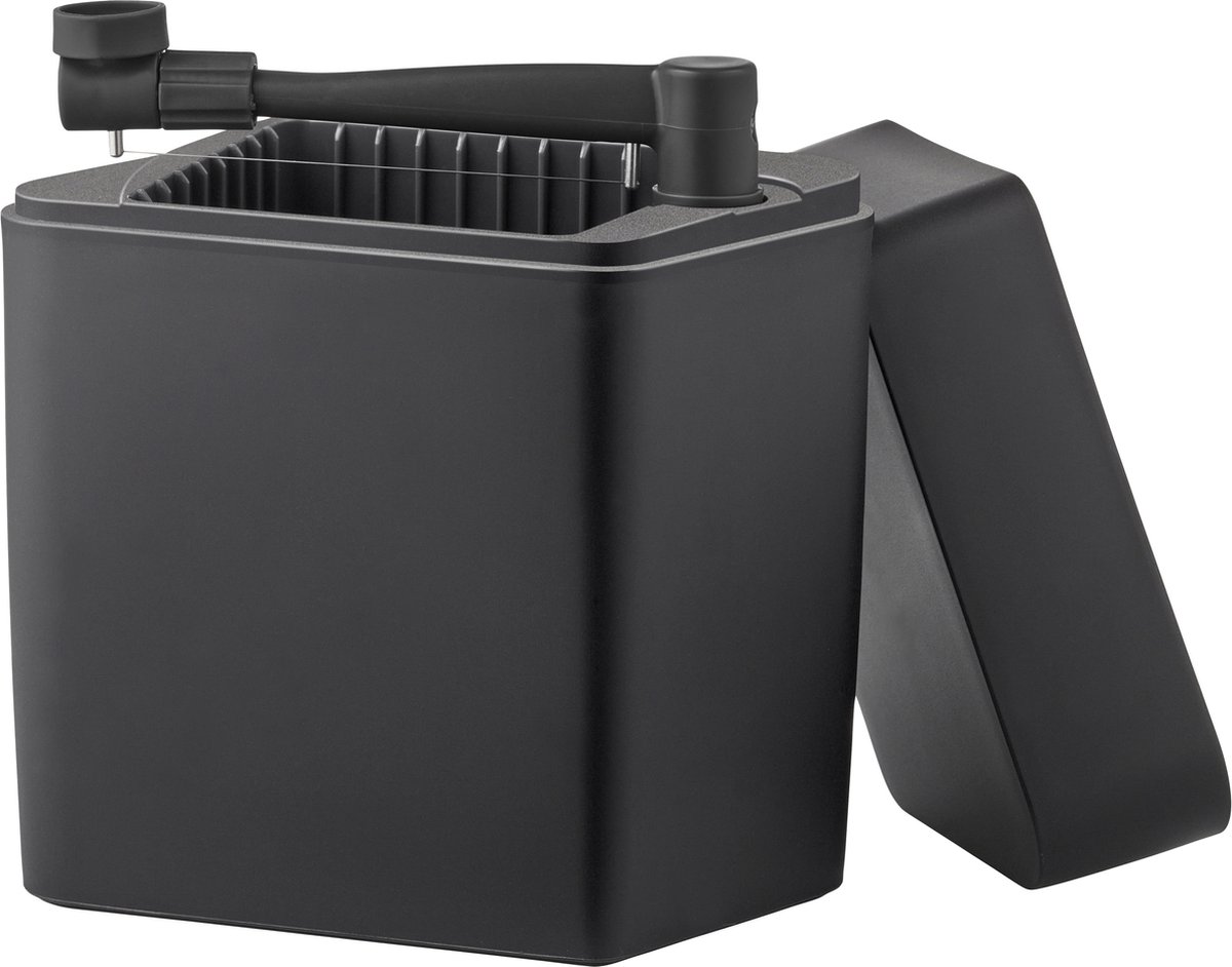 Rosti Boîte à fromage Classic avec coupe-fromage 16,5x10x19 cm Noir