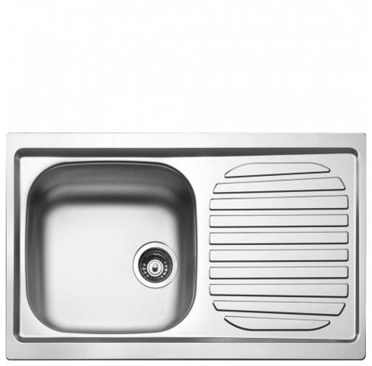 Fregadero encastrable LYP791D (50 x 79 cm, Acero inoxidable)