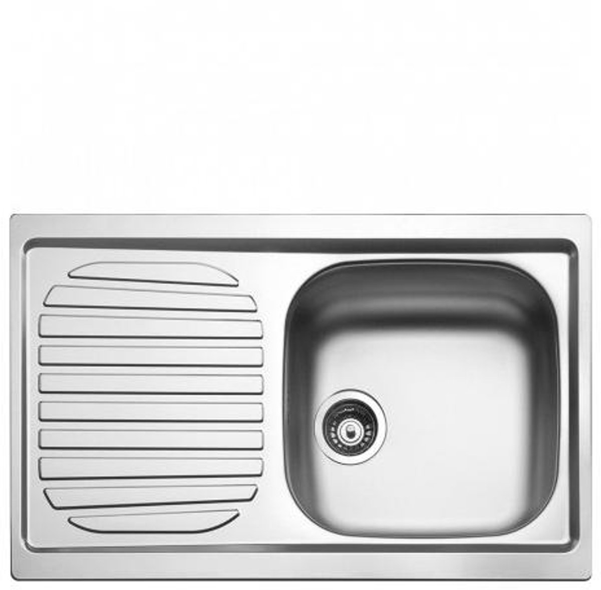 Fregadero encastrable LYP791S (50 x 79 cm, Acero inoxidable)