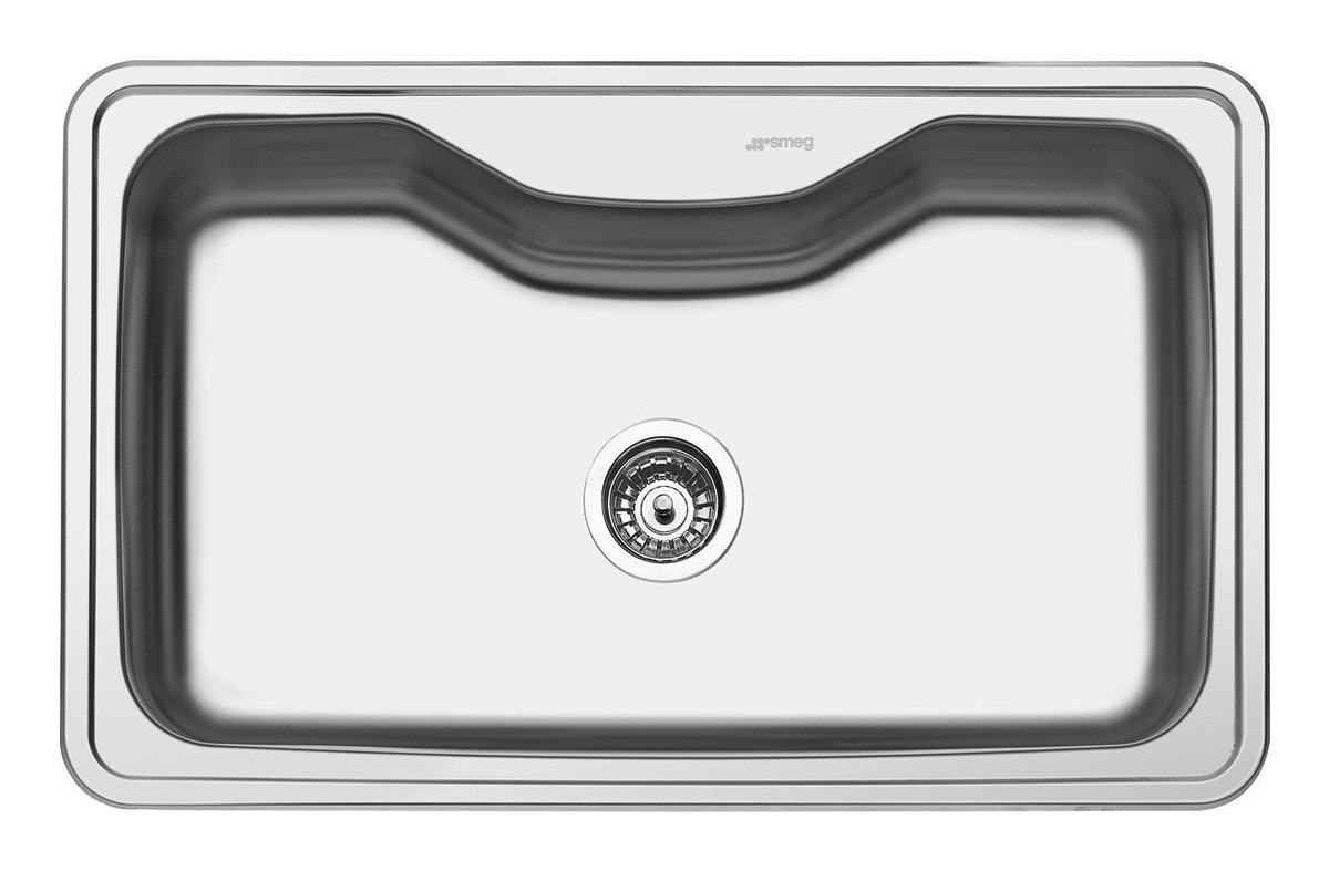 Fregadero encastrable LYG800 (49,8 x 79,8 cm, Acero inoxidable)