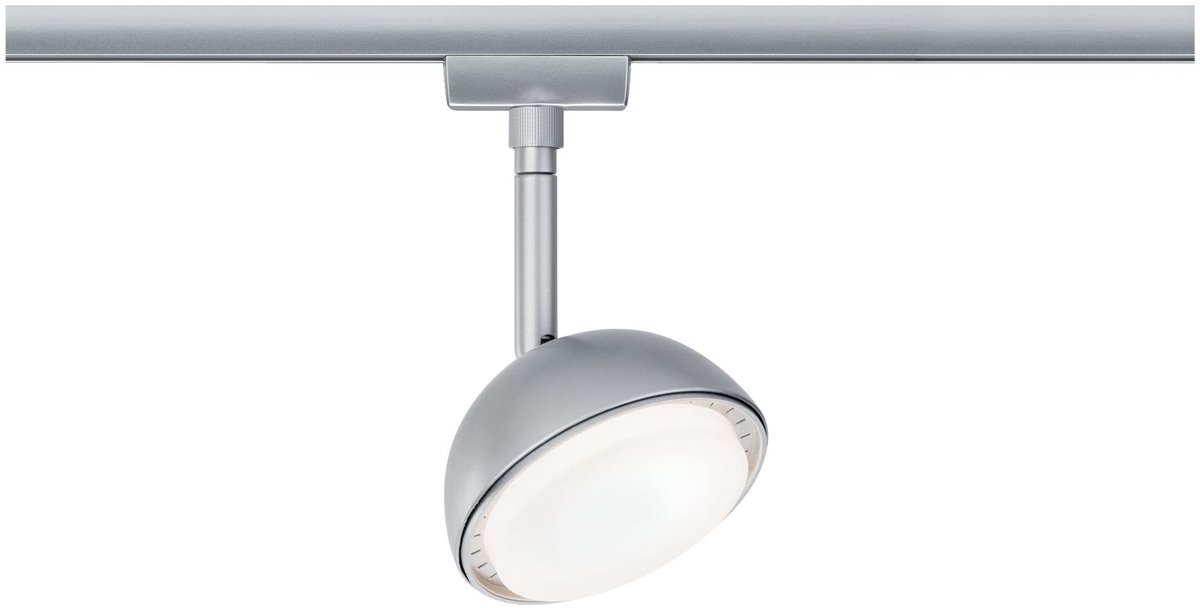 URail Foco LED para riel Hemi (5 W, Cromado mate, L x An x Al: 5,6 x 10 x 17 cm)