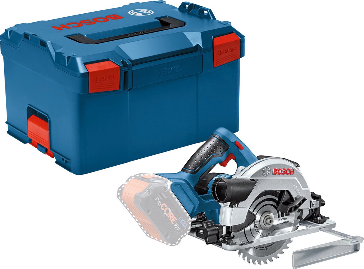 AMPShare 18V Sierra circular de batería GKS 18V-57 G L-Boxx