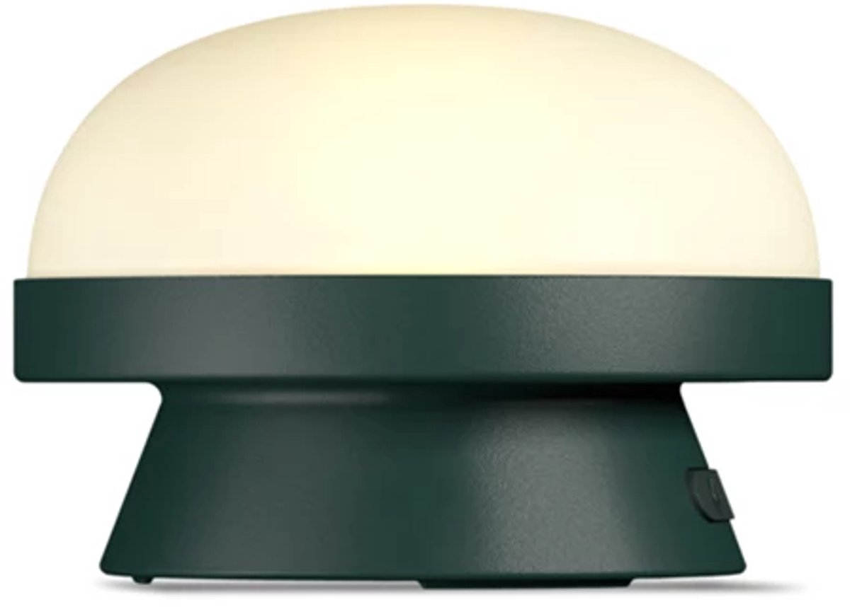 Rosendahl Lampe solaire Soft Spot dots Ø11,5 cm Forest green