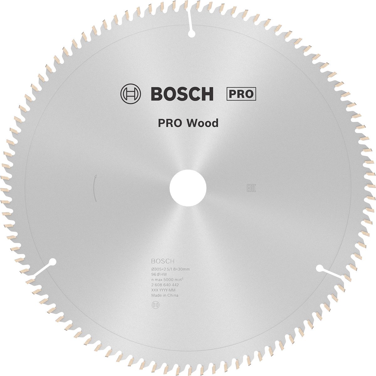 Disco de sierra Optiline Wood (305 mm, Orificio: 30 mm, Número de dientes: 96 ud.)