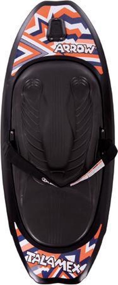 Rodillera Arrow (Largo: 131 cm, Negro/Naranja, Gancho con barra)