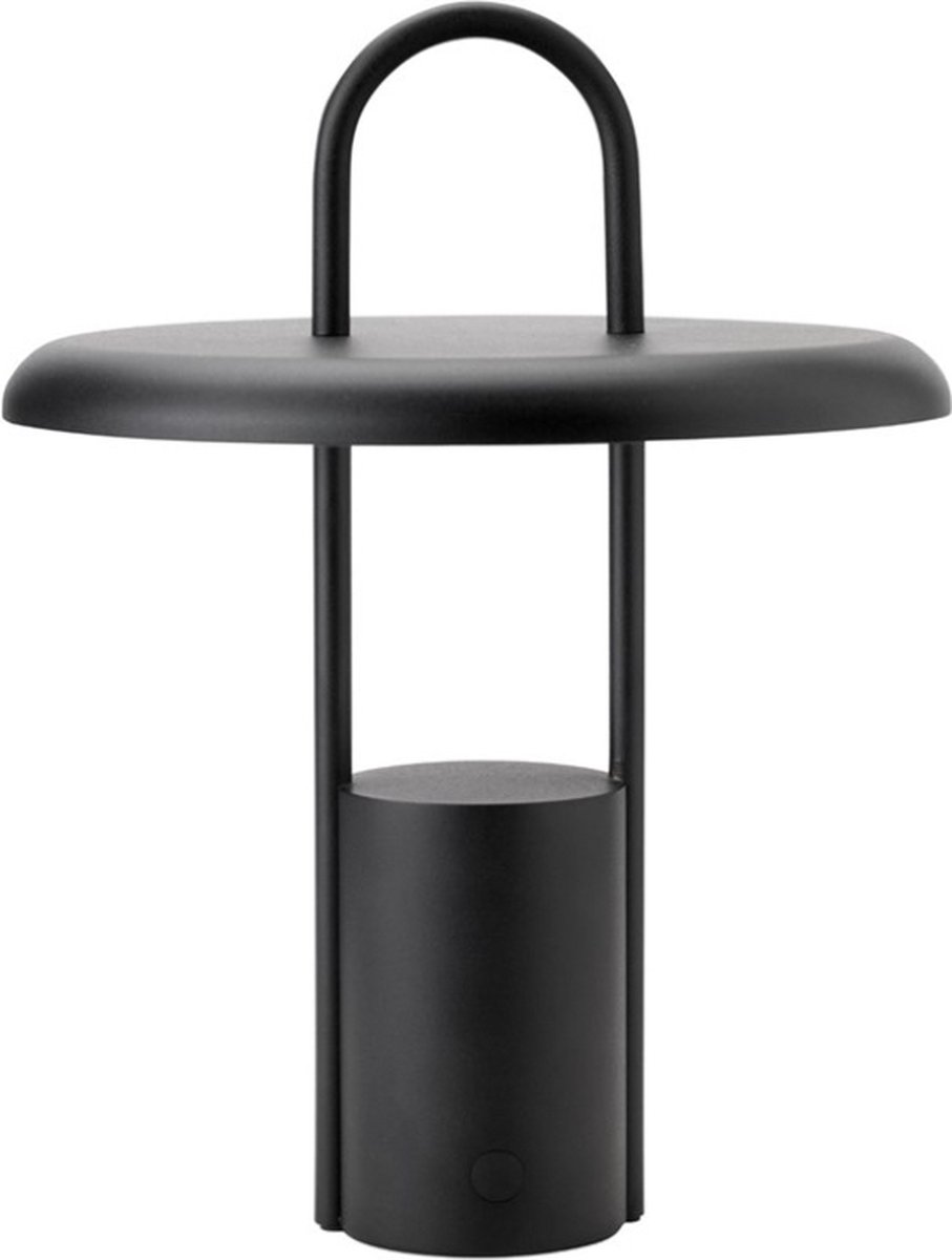 Stelton Lampada LED portatile Pier 25 cm Nero