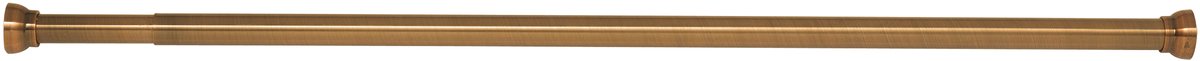 Barra para cortina de ducha Kreta (Largo: 125-220 cm, Aluminio, Oro)