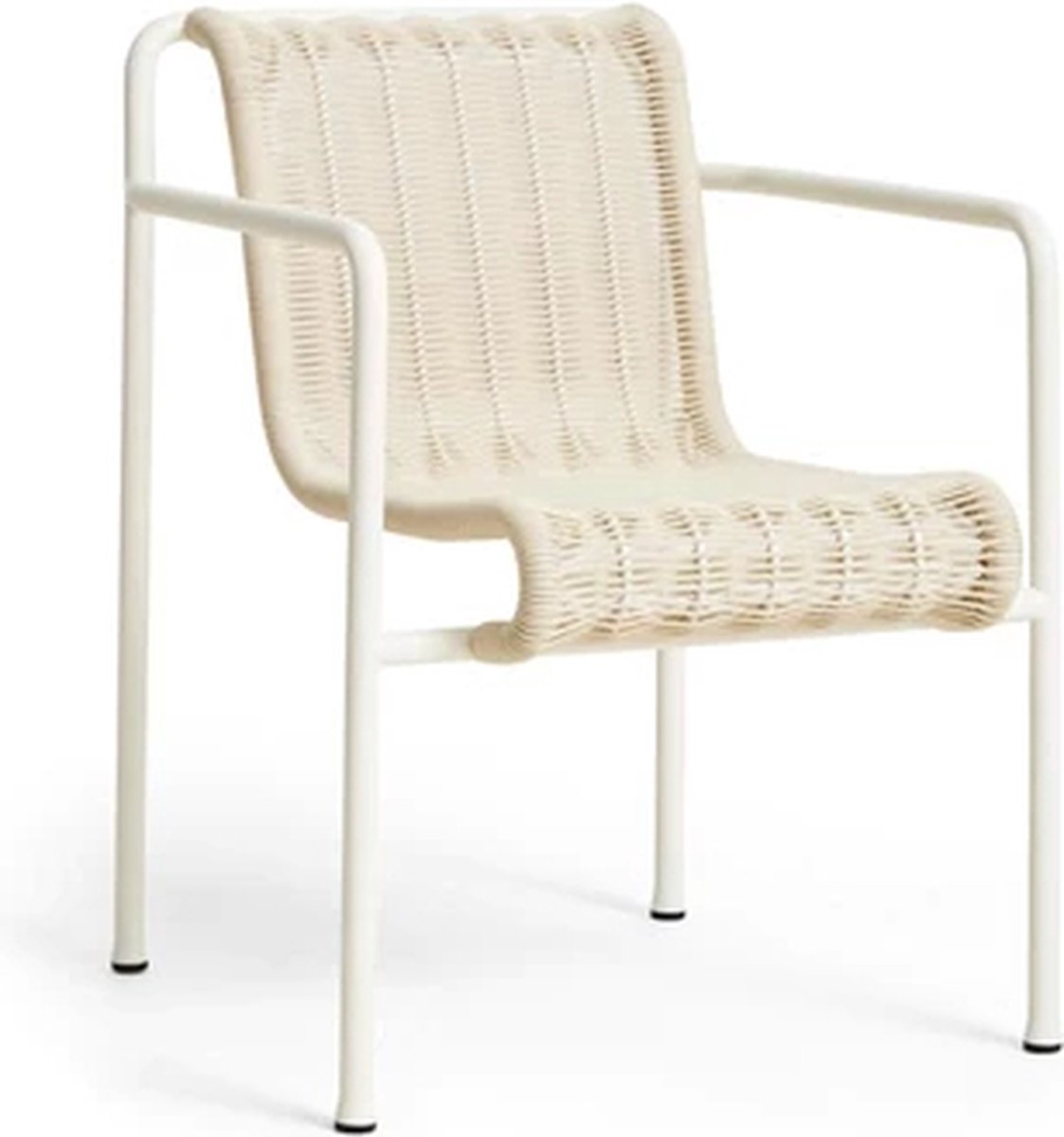 HAY Fauteuil Dining Palissade Cord HAY Cream white