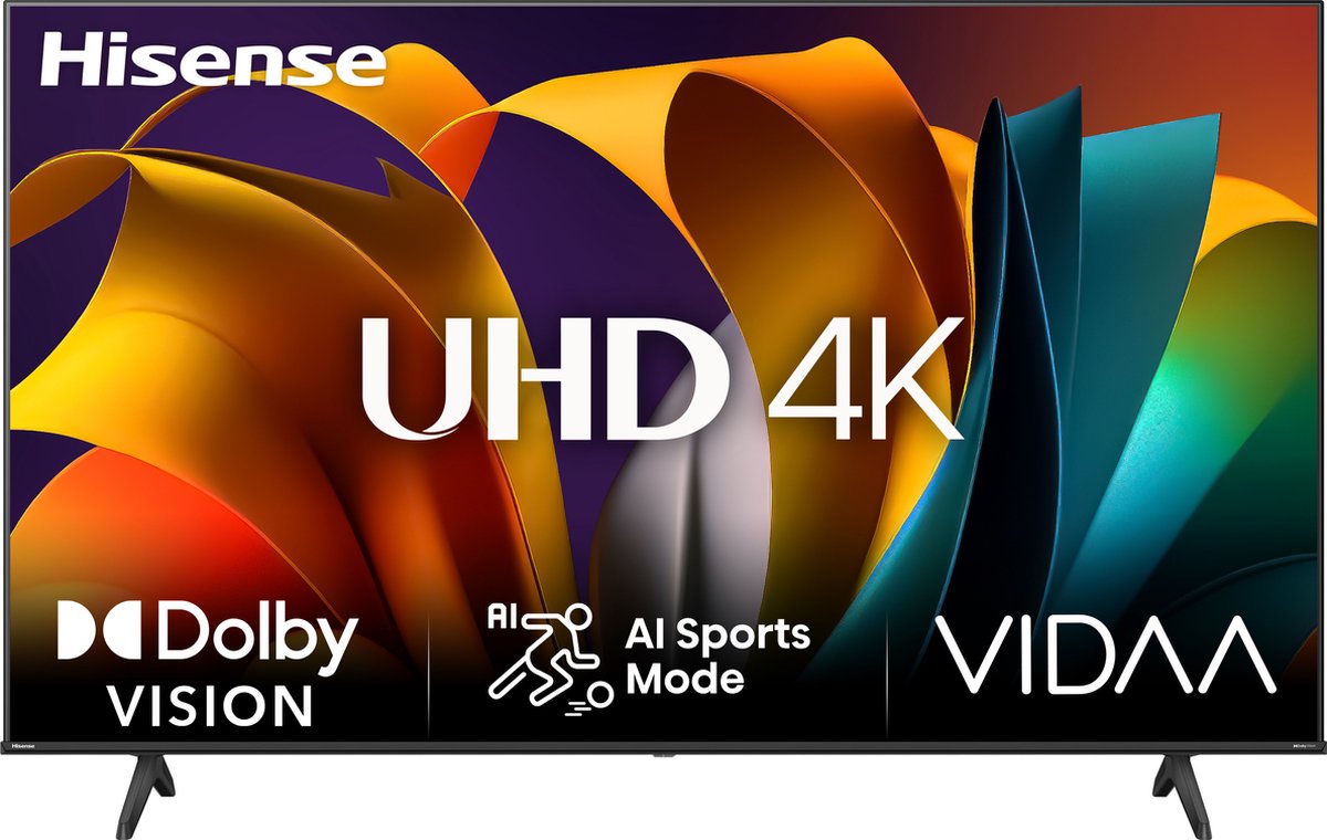 Hisense 50A6N 127 cm (50") 4K Ultra HD Smart TV Wifi Negro 300 cd / m²