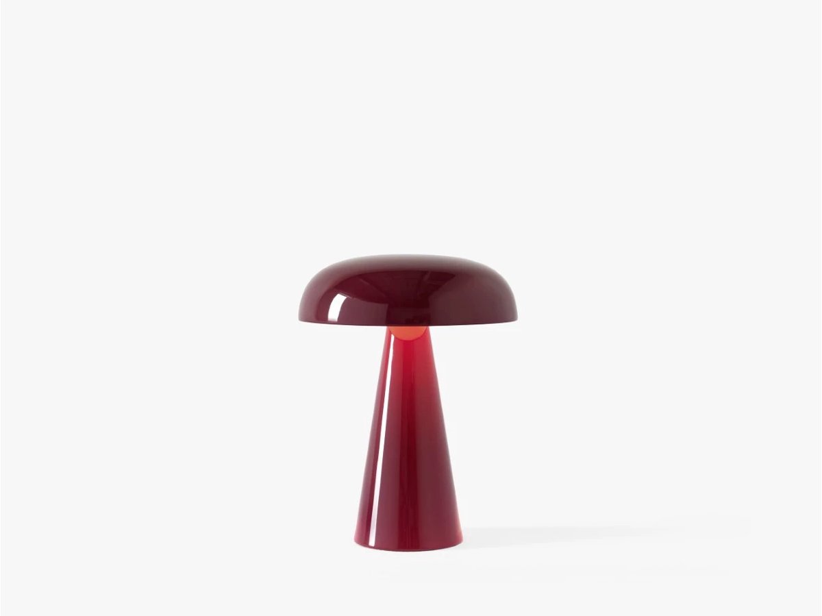 &Tradition Como Lampada da tavolo portatile SC53 Red brown