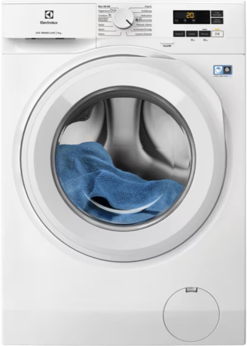 Lavadora Carga Frontal Electrolux EFI6194O1B | 9 kg | 1400 RPM | Blanco