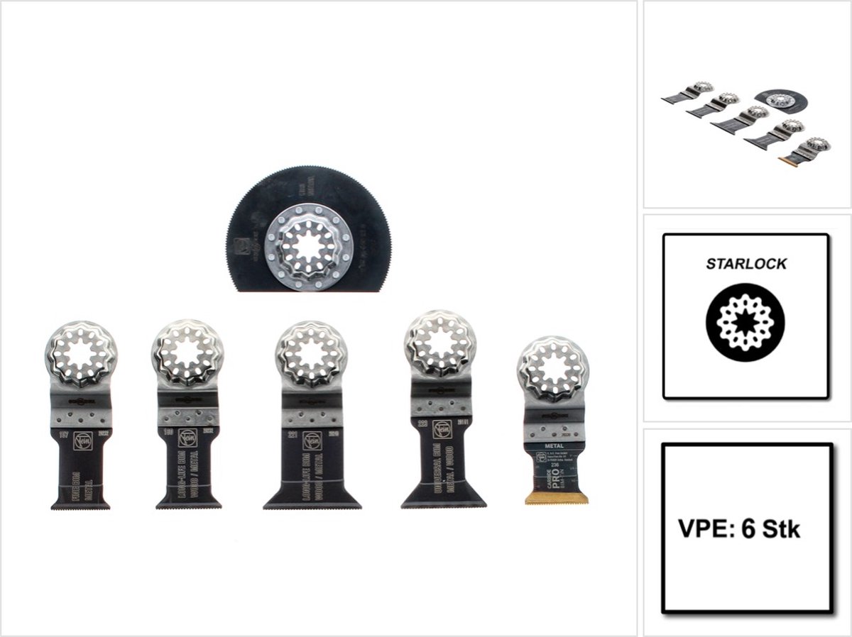 Starlock Kit de accesorios Metal (Plateado, 6 ud., 6 pzs.)