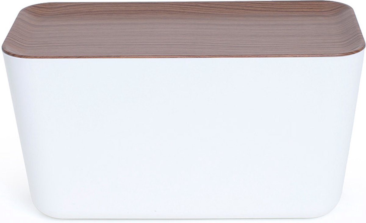 Bosign Colector de cables Cable Organiser XXL decoración de madera oscura