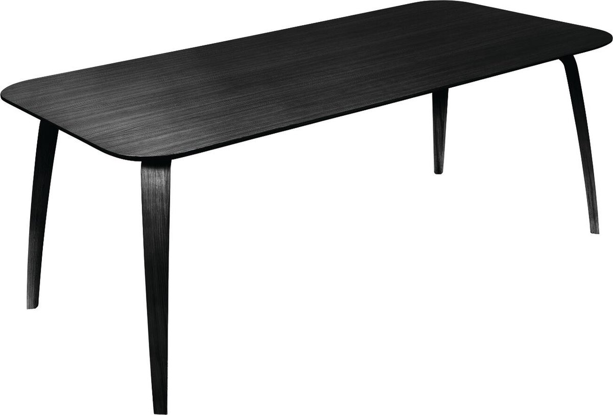 GUBI Mesa Gubi rectangular Black stained ash