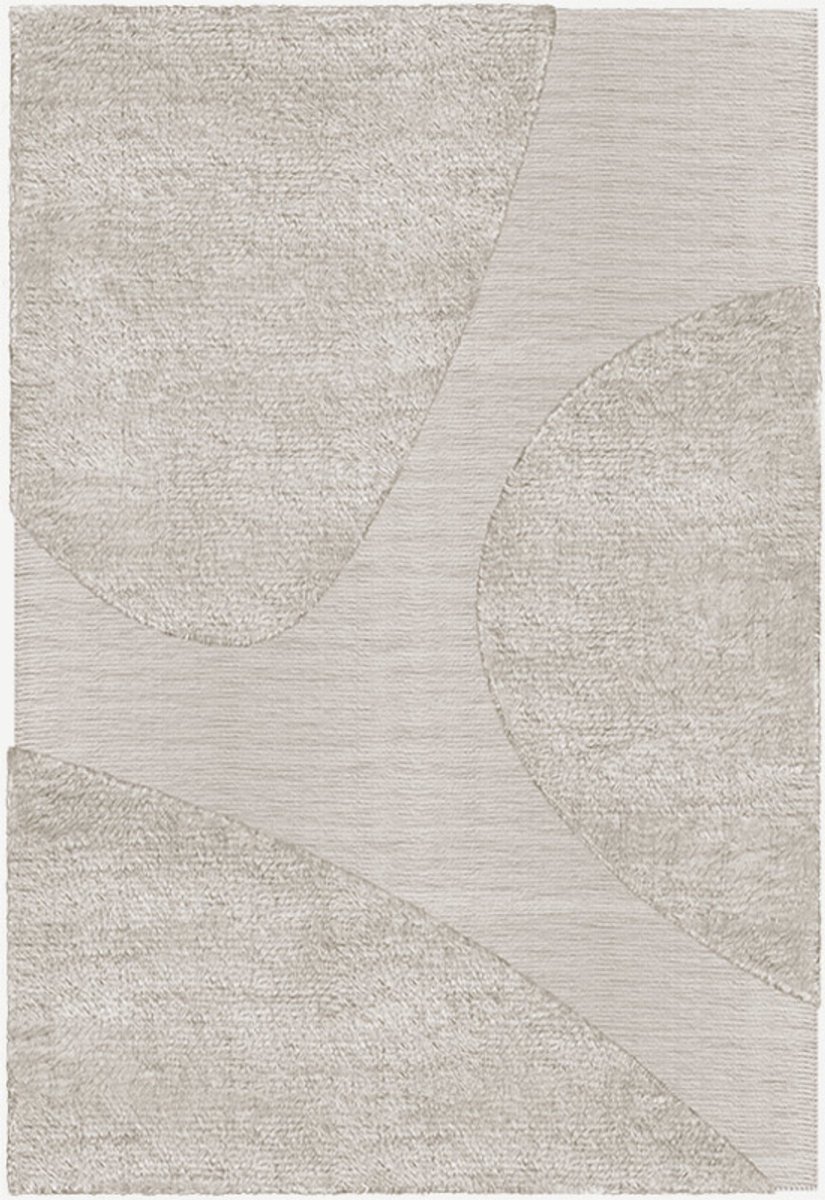Layered Tappeto in lana Punja plasma 250x350 cm Sand melange