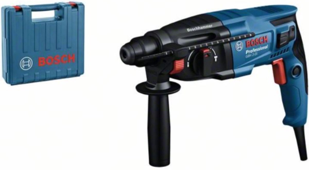 Martillo combinado GBH 2-21 (720 W, 2 J, Alojamiento SDS-Plus, Con maletín)