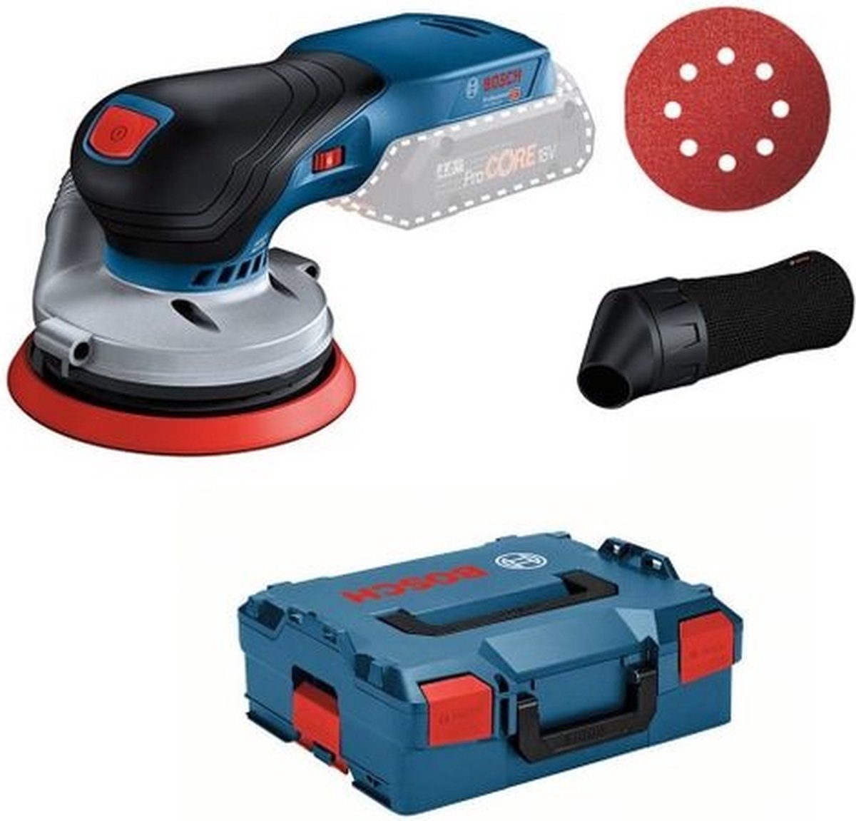 AMPShare 18V Lijadora excéntrica de batería GEX 18V-125