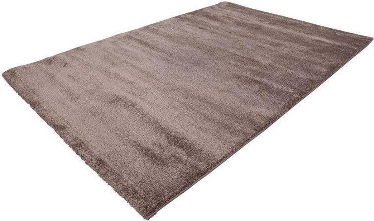 Alfombra de pelo corto Softtouch (Marrón claro, 230 x 160 cm, 100% Polipropileno)