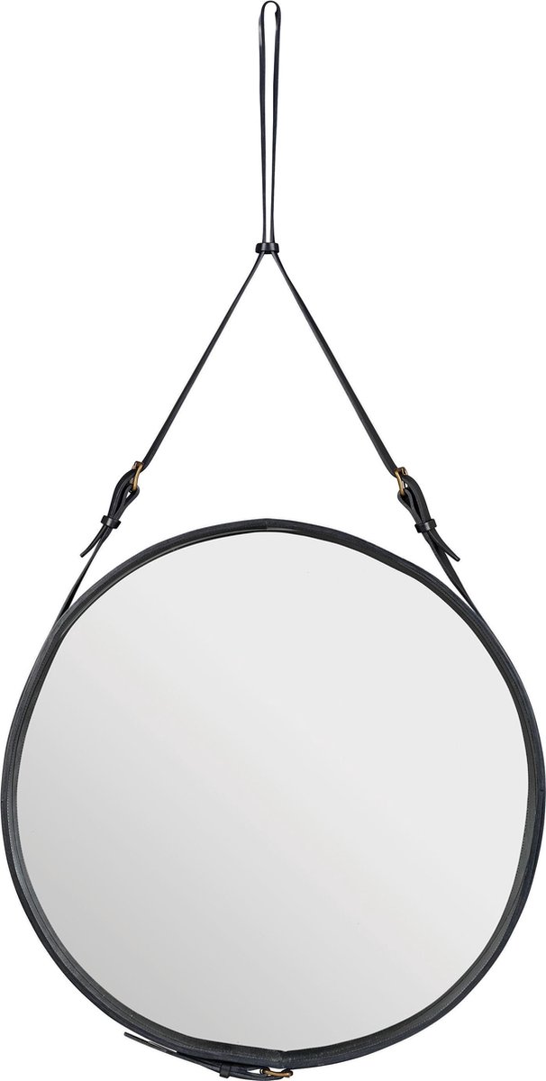 GUBI Espejo Adnet Rund Black, large