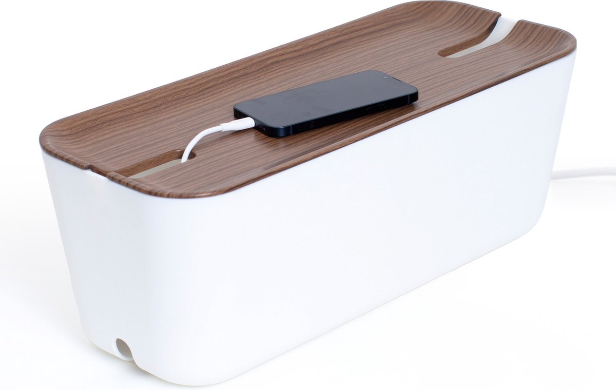 Bosign Organizzatore per cavi XL Dettagli in legno scuro