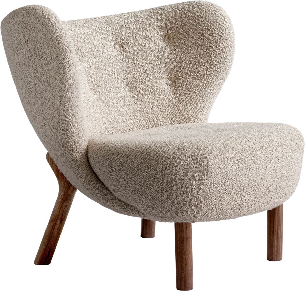 &Tradition Poltrona Little Petra VB1 Noce oliato, Karakorum 003