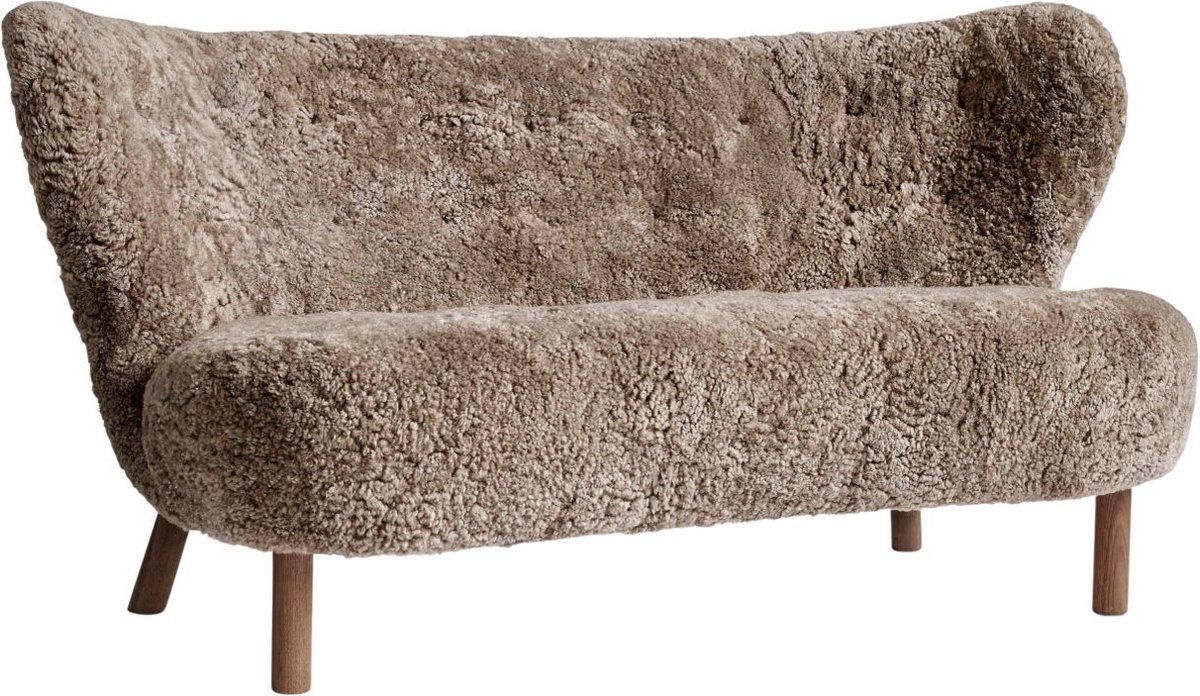 &Tradition Divano Little Petra VB2 Noce oliata-Sahara