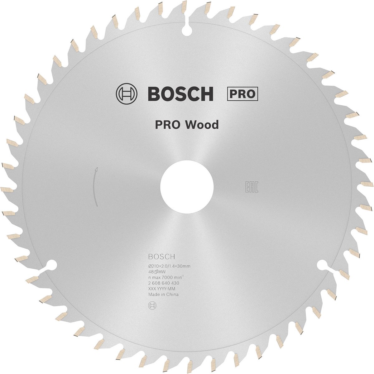 Disco de sierra Optiline Wood (210 mm, Orificio: 30 mm, Número de dientes: 30 ud.)