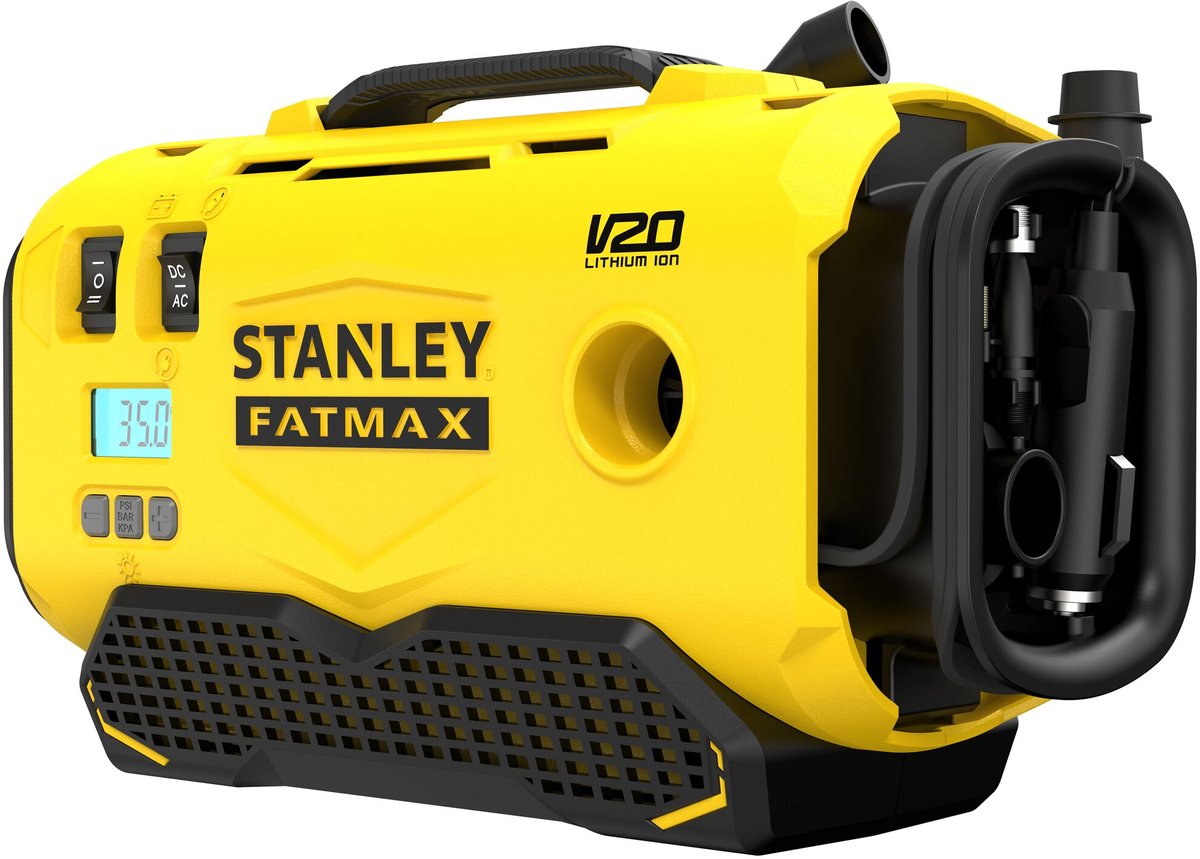 FatMax Compresor de batería SFMCE520B (18 V, Sin batería, 11 bar)
