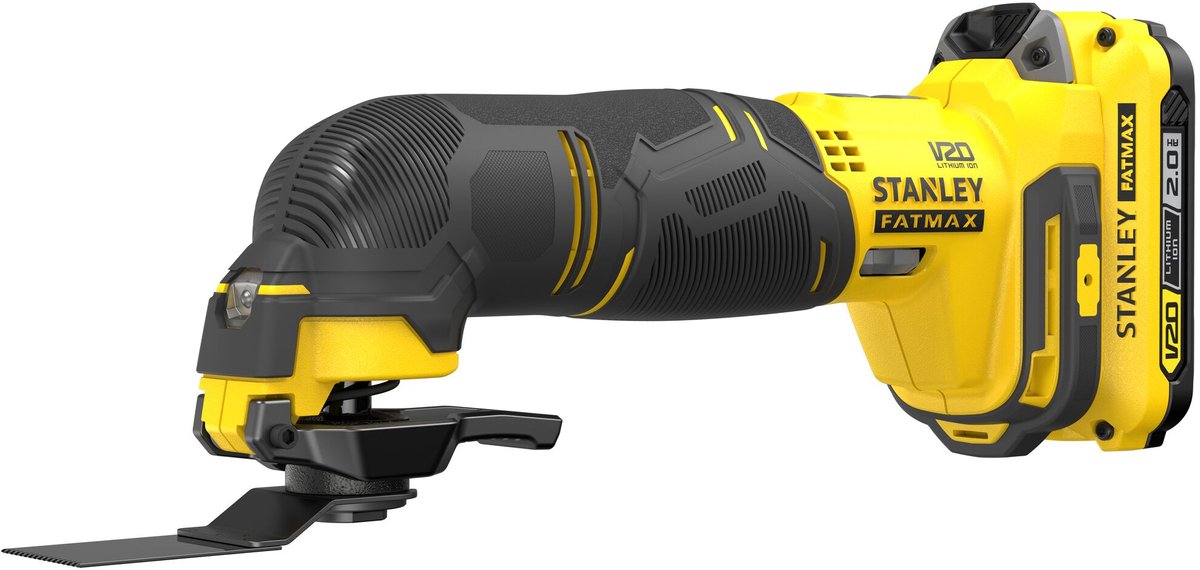 FatMax Multiherramienta de batería SFMCE500D2K (18 V, 2 baterías, 2 Ah, Ángulo de oscilación: -1,4 ° - 1,4 °)