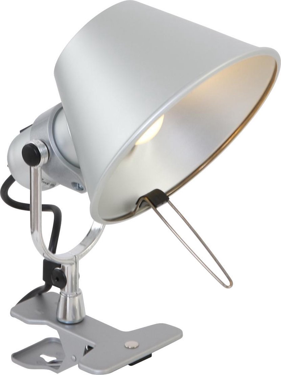 Artemide Lámpara de pared Tolomeo pinza aluminio