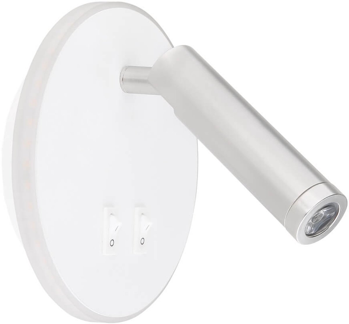 Aplique de pared LED Many (6 W, Blanco, Blanco cálido, 14,6 x 14,6 cm)