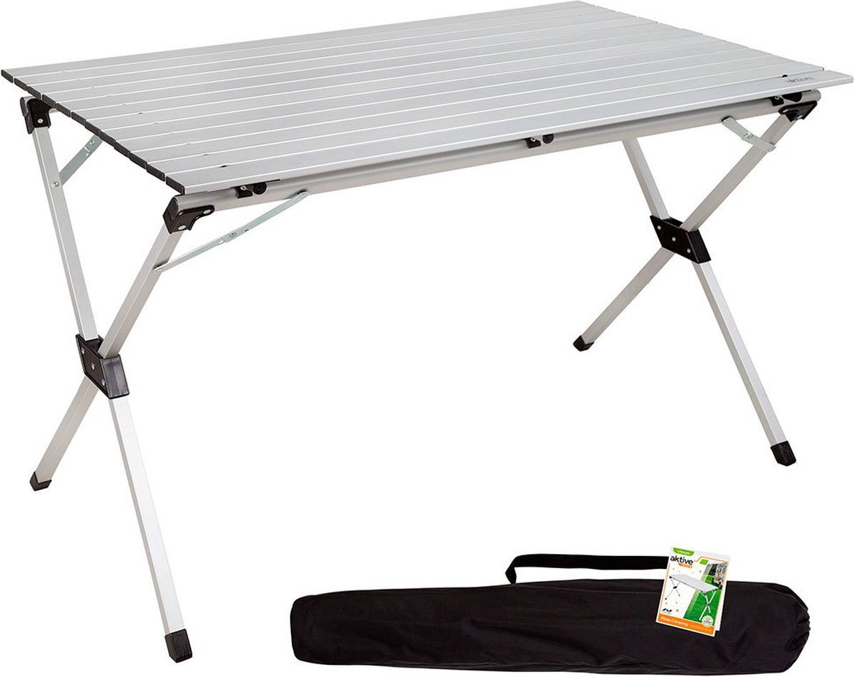 Mesa de jardín Palma (L x An x Al: 110 x 70 x 70 cm, Aluminio, Gris, Abatible)