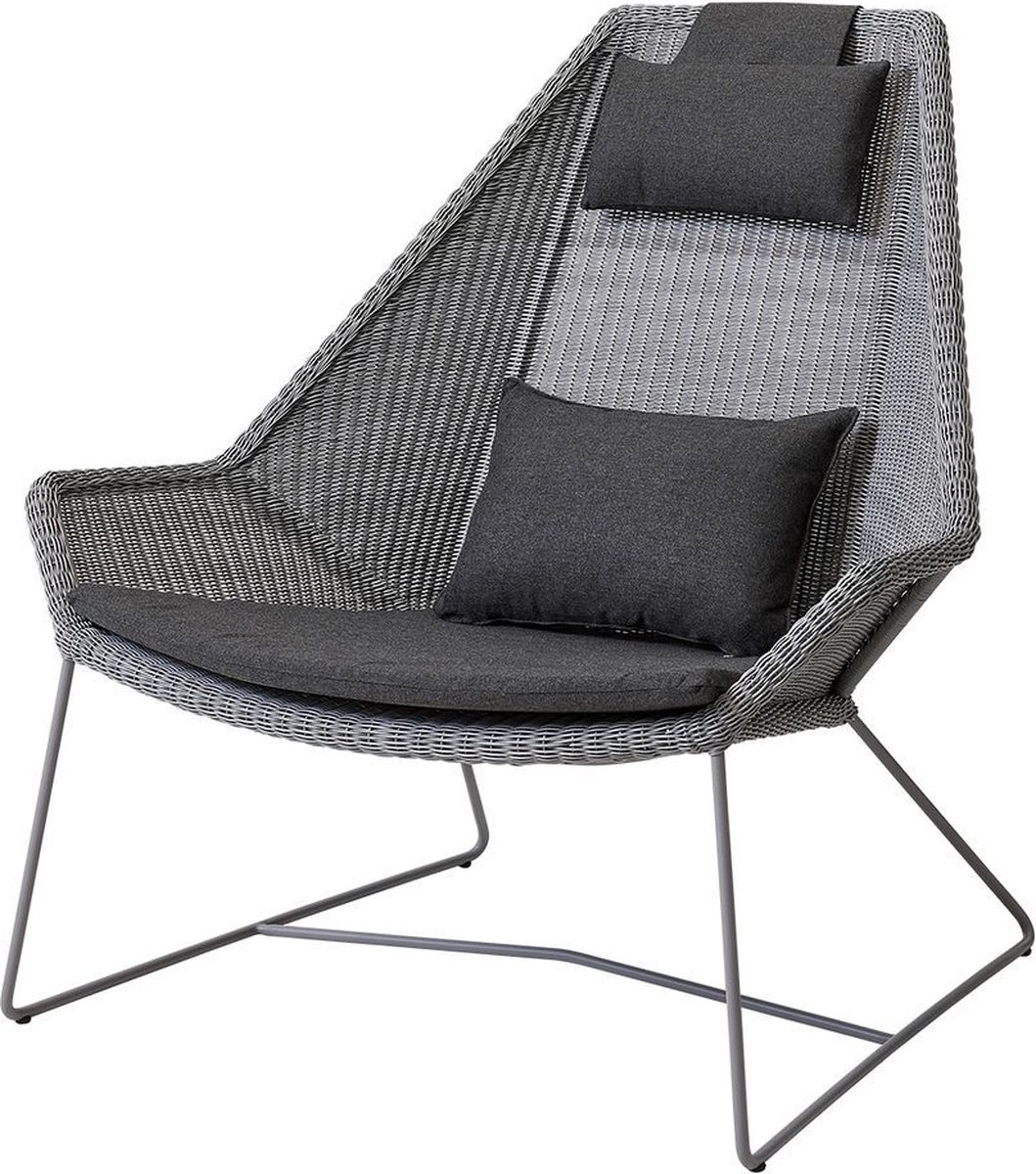 Cane-line Conjunto de cojines para Butaca Lounge Breeze respaldo alto Cane-line Natté black