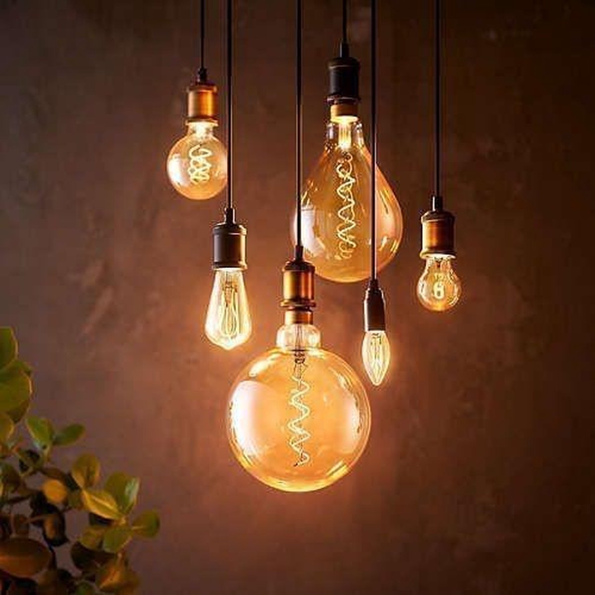 Bombilla LED Vintage Gold (E27, Intensidad regulable, Ámbar, 470 lm, 7 W, Cápsula)