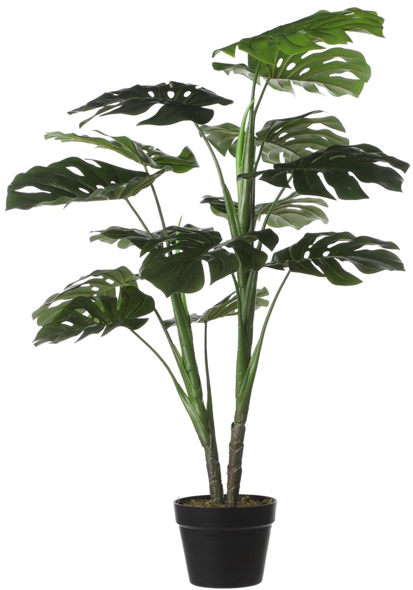 Planta artificial Monstera (Ø x Al: 70 x 100 cm, Verde, Plástico)