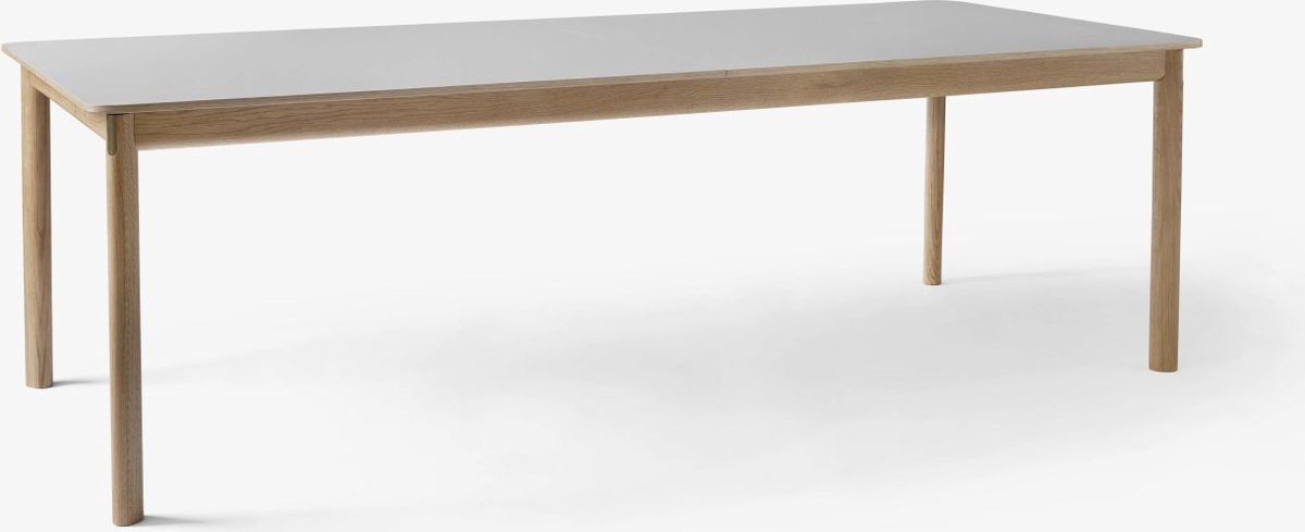 &Tradition Mesa Patch HW2 Beige arizona, estructura de roble aceitado blanco