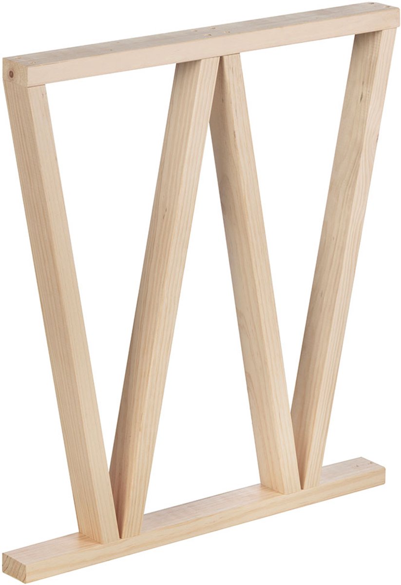 Pata para muebles Bok (L x An x Al: 5,8 x 64 x 75 cm, Natural, 2 posiciones)