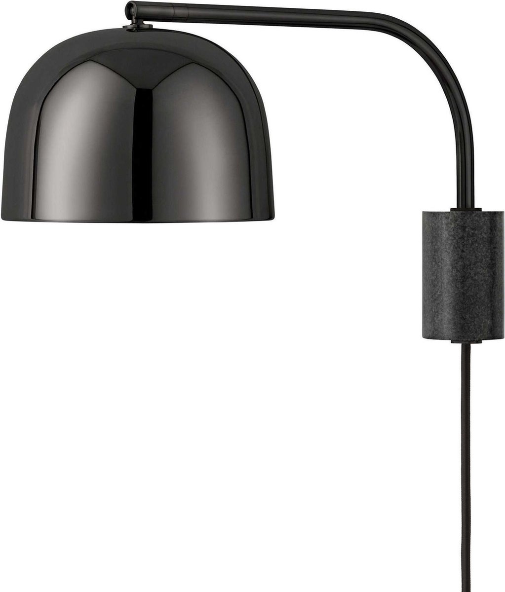 Normann Copenhagen Lampada da parete Grant Black, piccolo- acciaio, granito