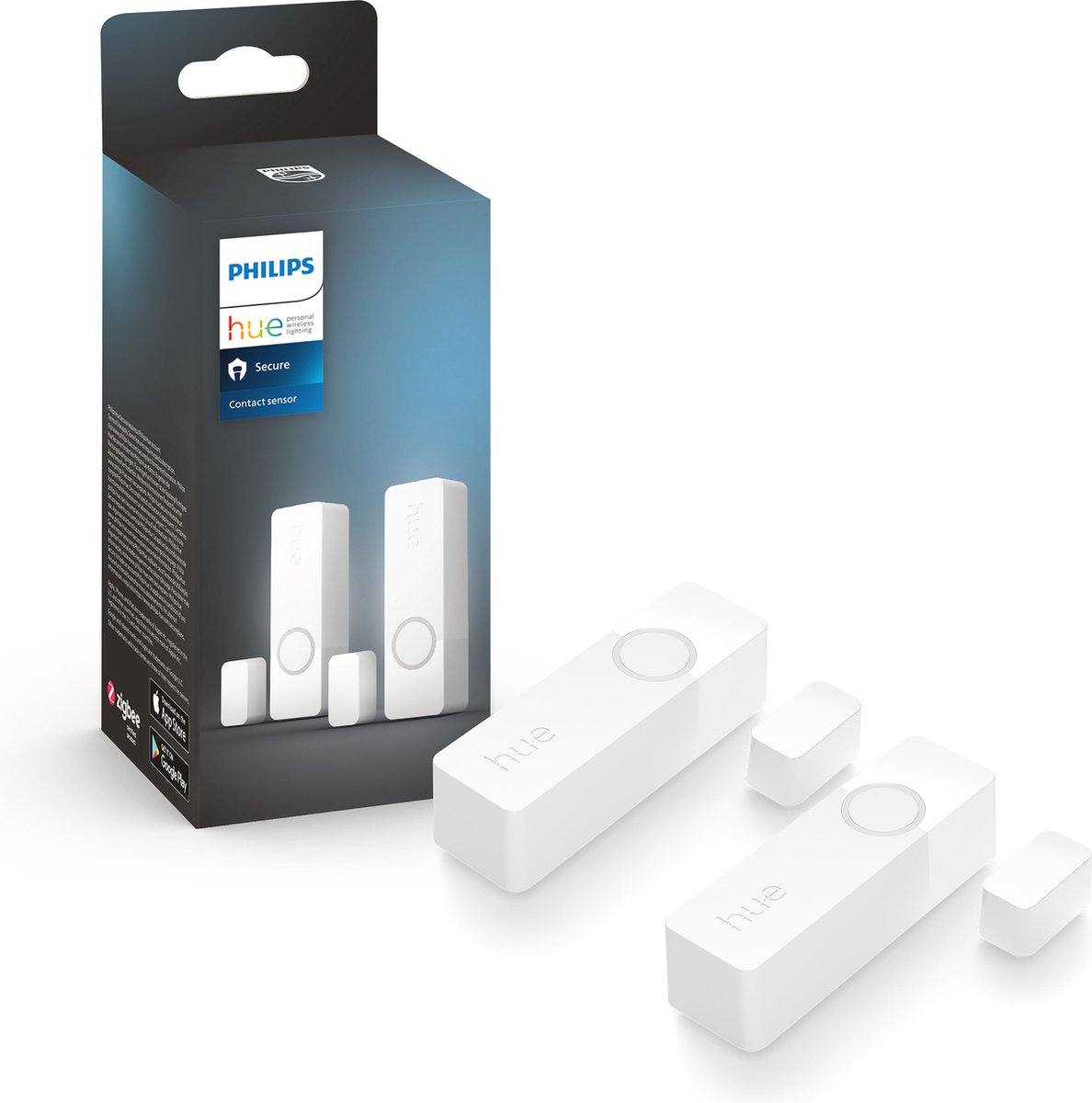 Hue Sensor de ventana y puerta (Blanco, ZigBee, 2 unidades)