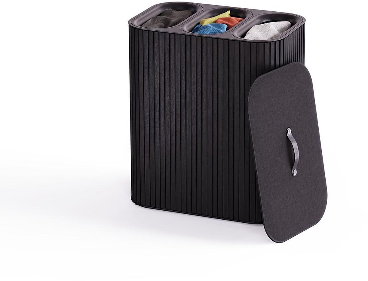 Joseph Joseph Panier à linge Tota Trio Luxe 90 L Black