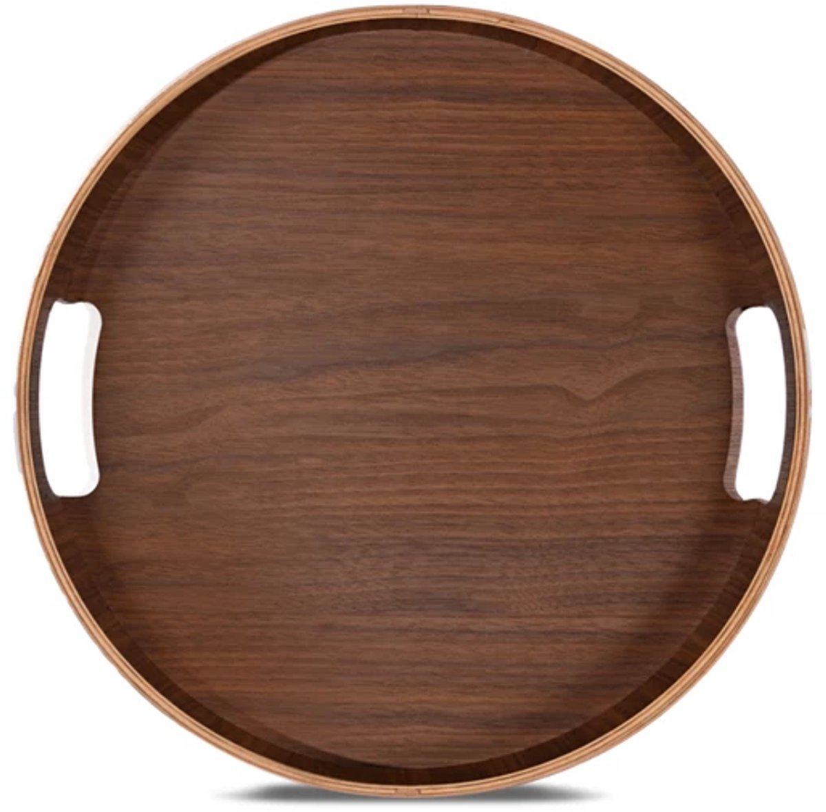 Sagaform Plateau rond Hanna Ø35 cm Marron foncé