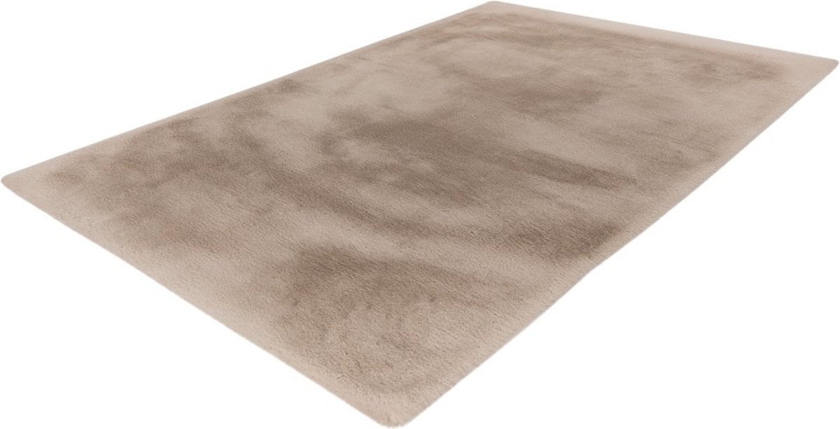 Alfombra de pelo Happy Rectangular (Taupe claro, 150 x 80 cm, 100% Poliéster)