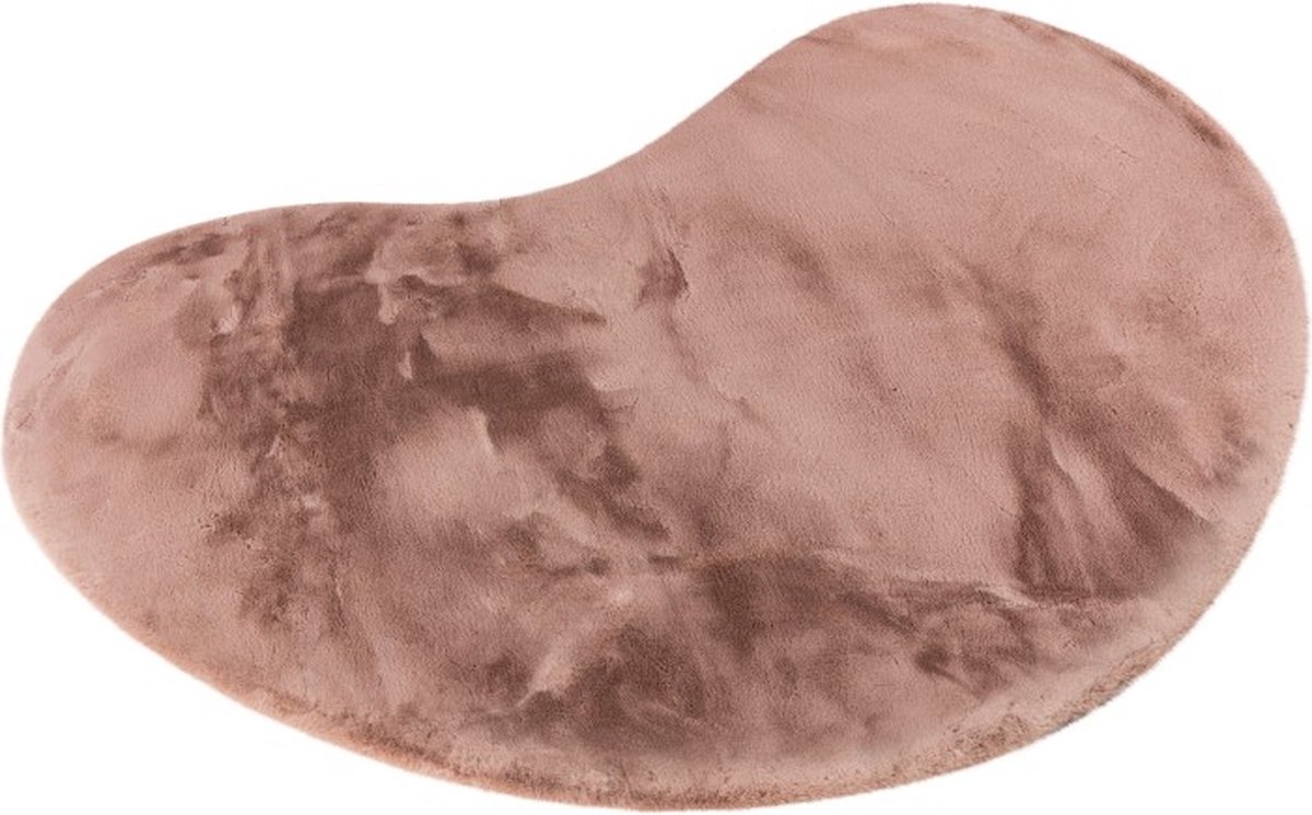 Alfombra de pelo Happy Ovalada (Rosa, 230 x 160 cm, Ovalada, 100% Poliéster)