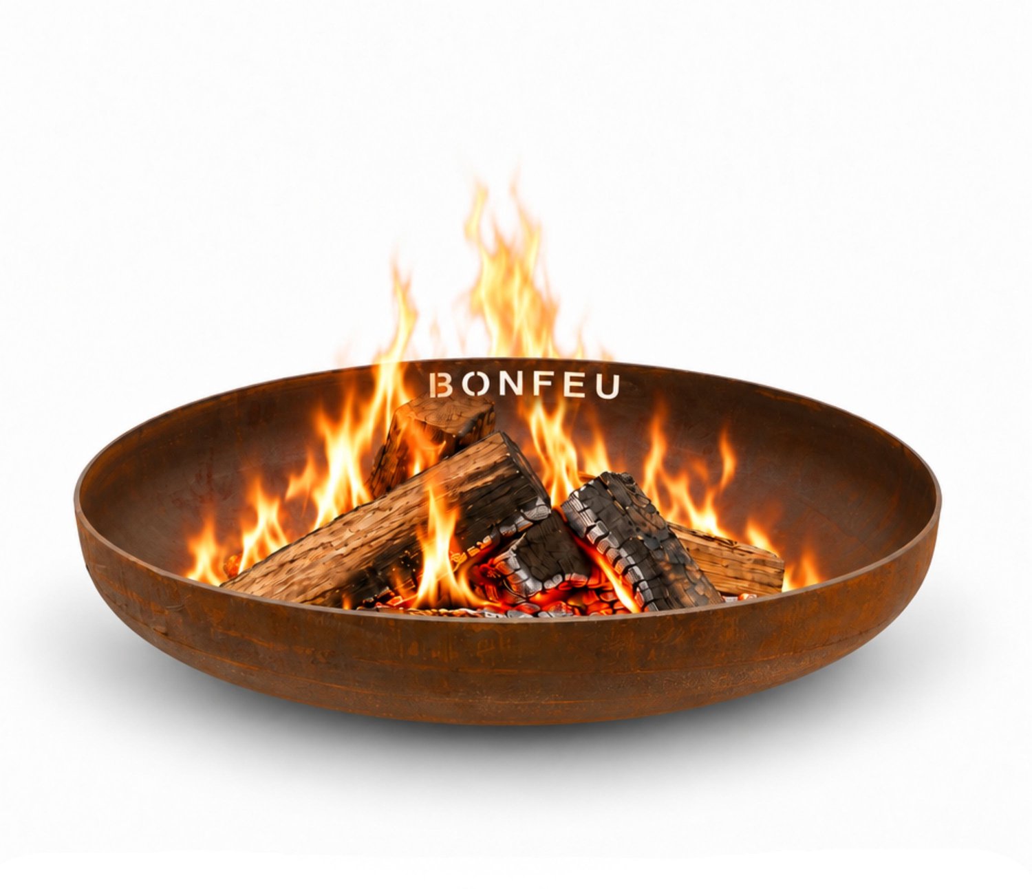 Brasero Bonbowl (Diámetro: 80 cm, Acero Corten)